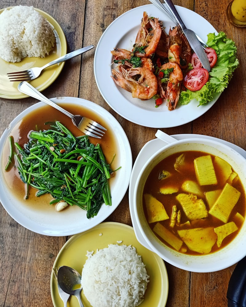Authentic Thai street food in Bangkok Thailand