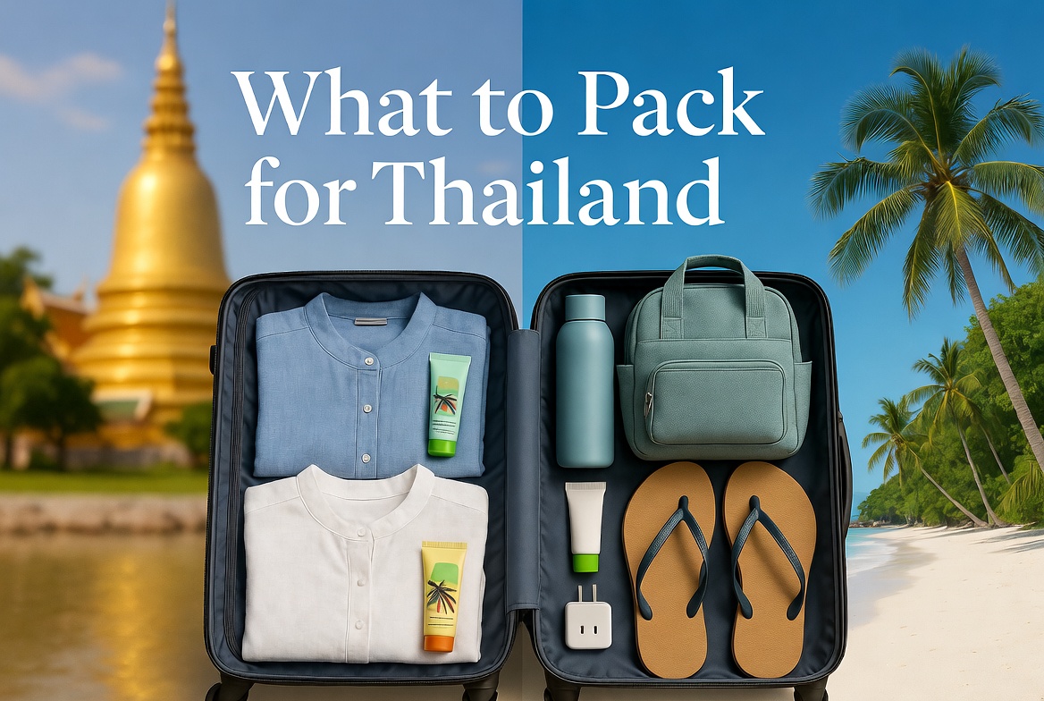 Essential packing list for traveling to Thailand